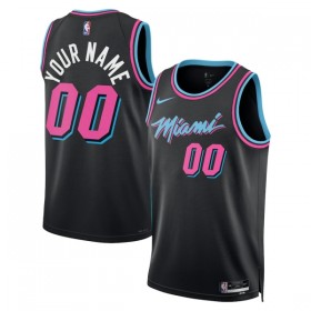 Dres Miami Heat Prilagođeni Nike 2025-26 City Edition Crno Swingman